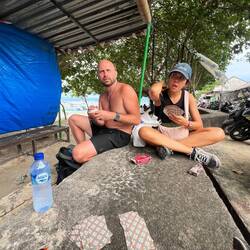 Tarot en attendant le départ pour Nusa Lembongan