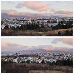 View from the top of Perlan