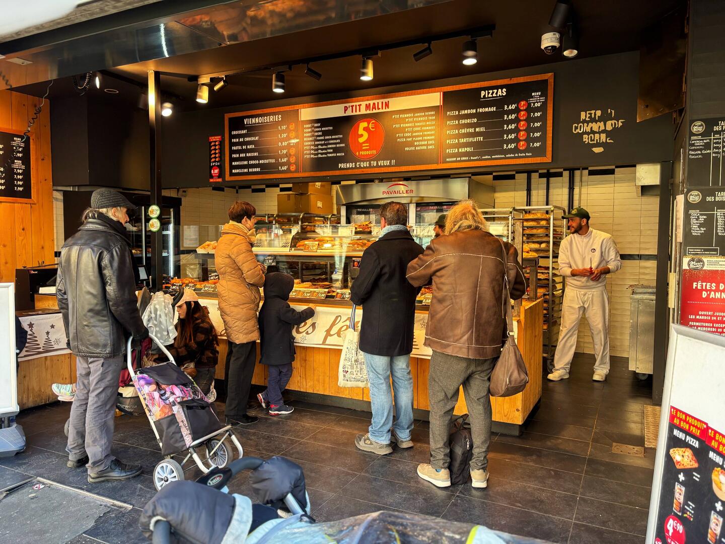 Typical morning at the Boulangerie