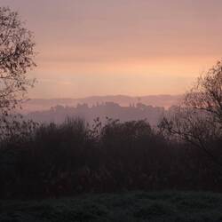 Sonnenaufgang im Nebel