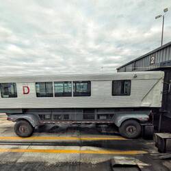 The strange airport buses that let you walk on and off planes directly