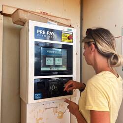 Hier wird per Automat bezahlt