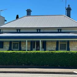 Quaint house across the road