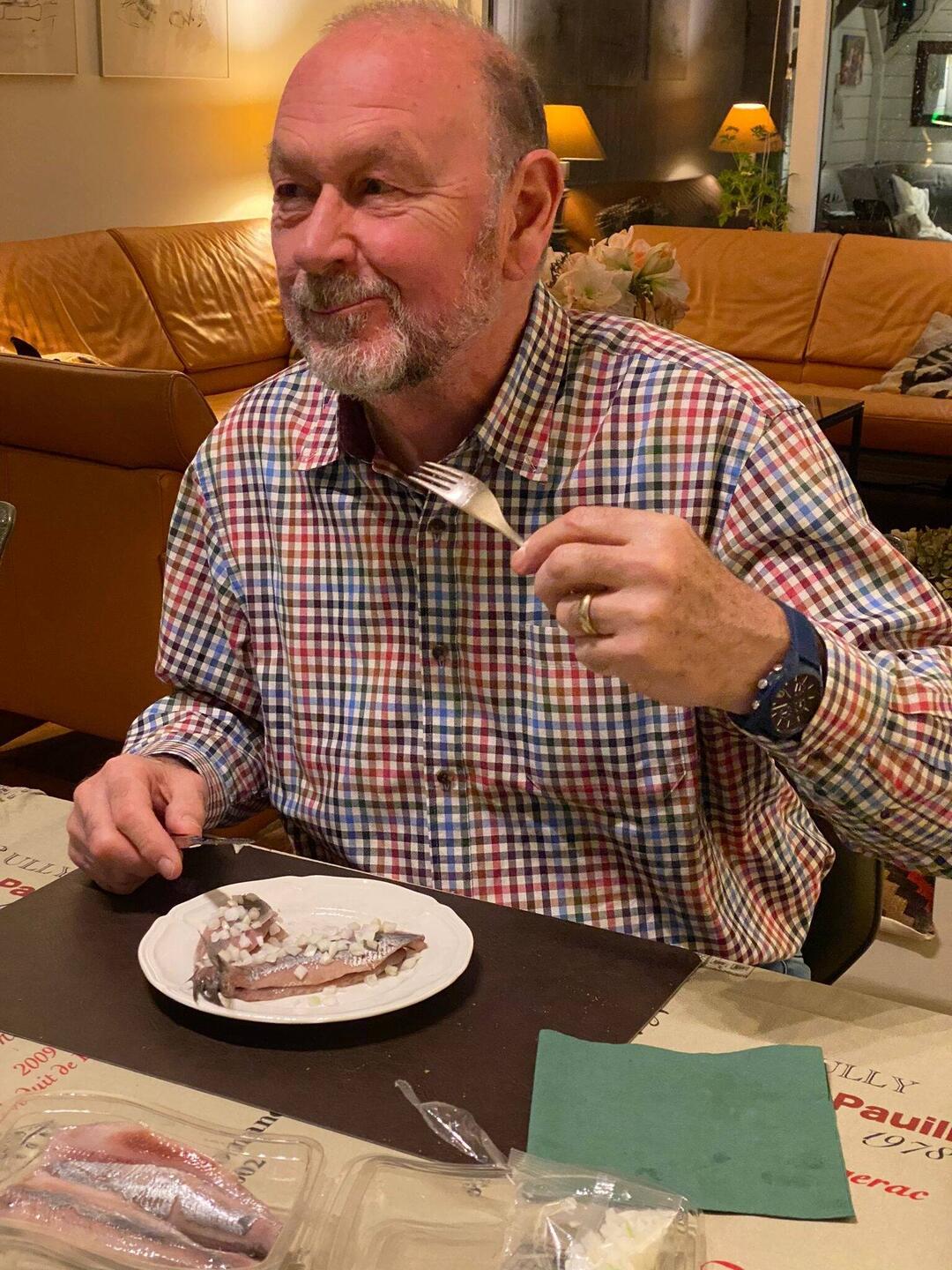 Nothing as tasty as a Dutch raw herring