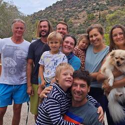 Die Warmbadegang - Thomas, ich, Philipp, Sissy, Ben, Yvonne und die anderen