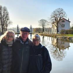 Sylvie, Fred and Leslie - Pont Canal, Briare