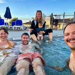 Der beste Teil des Tages - Ausklang im Pool