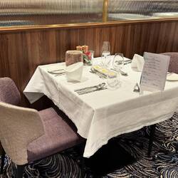 Unser Tisch zum Abendessen