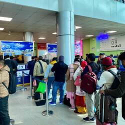 Check-in Schlang, nicht für mich