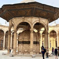 Waschplatz für das Reinigungsritual