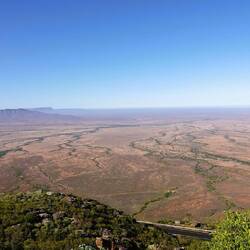 Ausblick vom 400 m hohen Pass