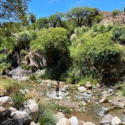 Bañito en el río