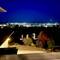 Night view from the bedroom, overlooking Bend