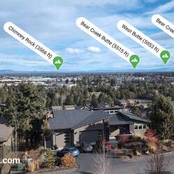 A few of the buttes visible.