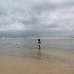 Auch das letzte Gepäckstück musste über den Kanal