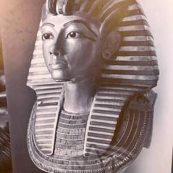 Maske Tut, durfte man nicht fotografieren