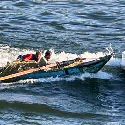 Teils mit Schwierigkeiten