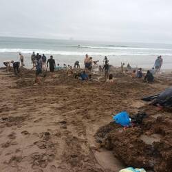 Nicht auszudenken, was hier bei schönem Wetter los ist.