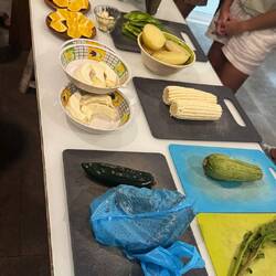 Zutaten für die heutigen Gerichte