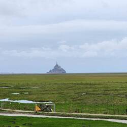 Mont Saint Michel from our bedroom window