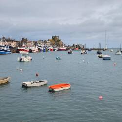 Barfleur and its picturesque harbour