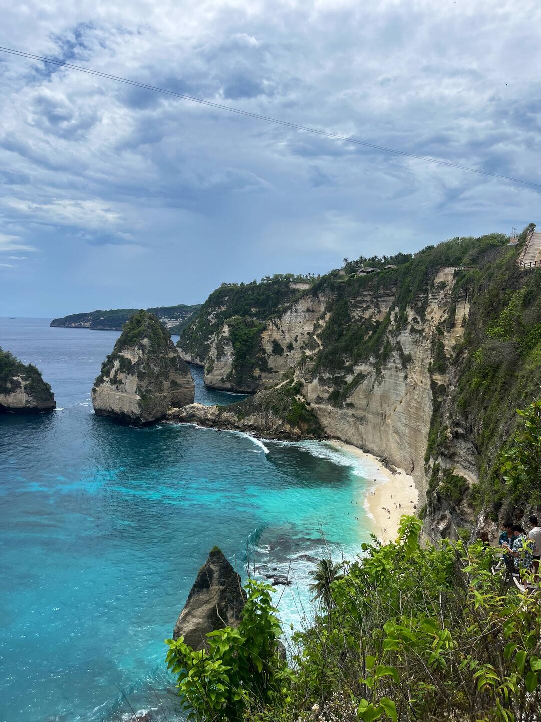 Die Treppe runter war sehr abenteuerlich