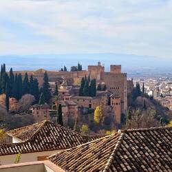 Alhambra, Blick von Generalife