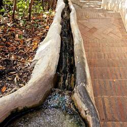 Wassertreppe versorgt die komplette Alhambra