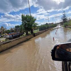 Vom Unwetter in der Nacht