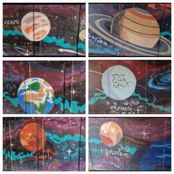 Wandgemälde in einer Unterführung in Konstanza