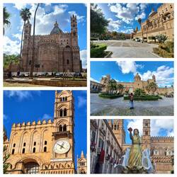 Kathedrale und Statue der Hl. Rosalia