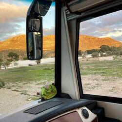 Blick aus unserem Camper für heute und morgen