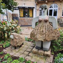 A girl Shepard and her sheep