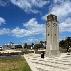 Centenary Bridge Pillar.