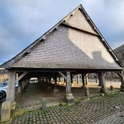 Plouescat medieval marketplace