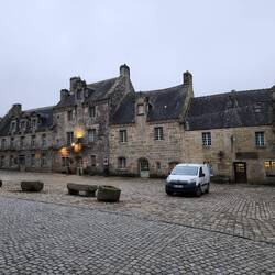 The center of Locronan is extremely well preserved and quite extensive