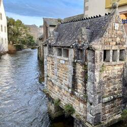 Pont-Aven Toilet above the river