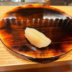 Hokkaido scalp with sea salt and yuzu zest