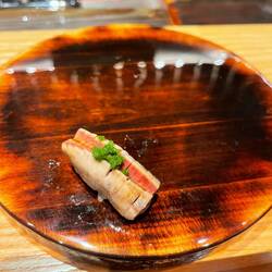 Sardine with ginger juice/green onion