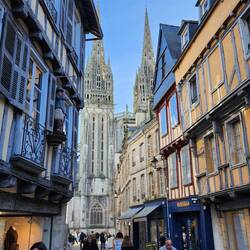 Quimper Cathedral, formally the Cathedral of Saint Corentin