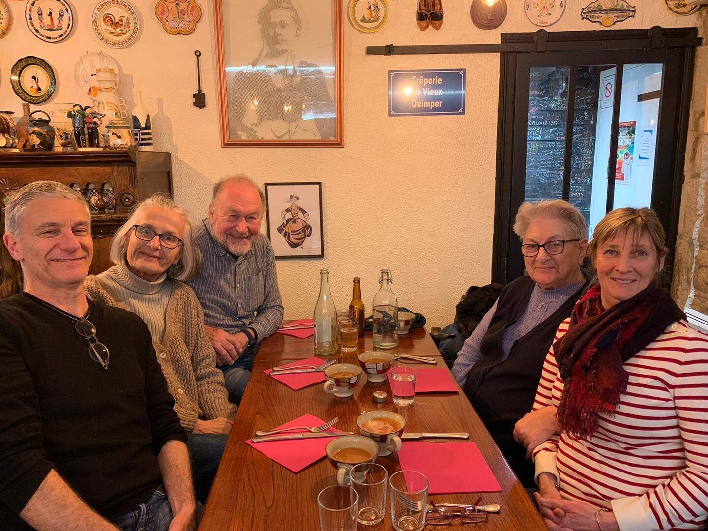 Jean-Jacques, Sylvie, Wal, Denise and Ghislaine