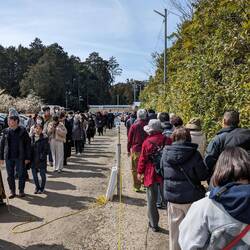 La foule toujours mais principalement que du touriste japonais donc ça va