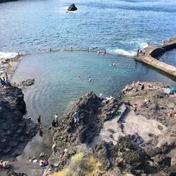 Das Meeresschwimmbecken Charco de Isla Cangrejo.