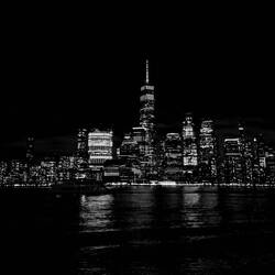 NYC Skyline bei Nacht