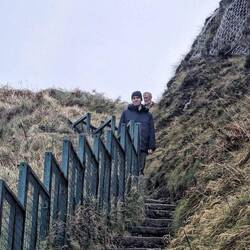 Heading down