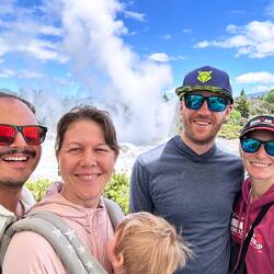 Beim Pohutu Geysir