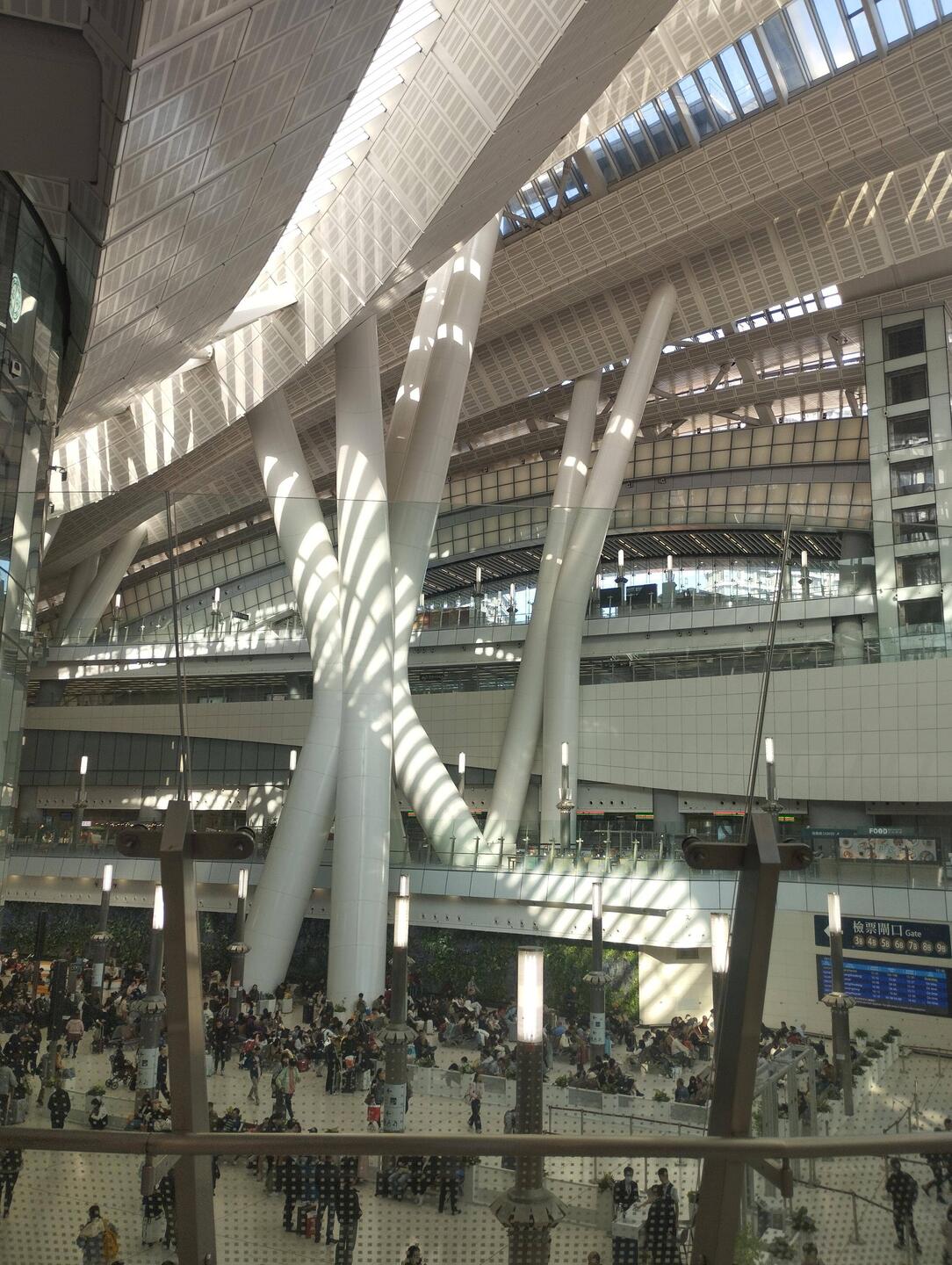 West Kowloon Railway transport interchange.