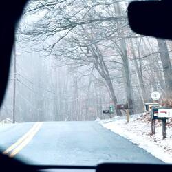 Eine typische Strasse in New Jersey.