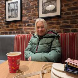 Michelle's first coffee