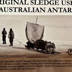 A sail rigged to pull heavy sleds